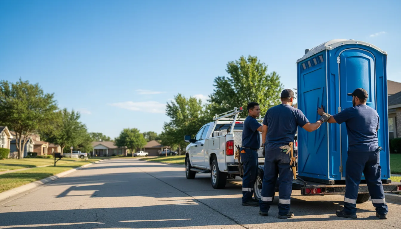 Portable Toilet Rental in Nash, TX near me